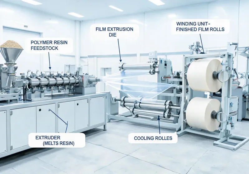 Packaging film line